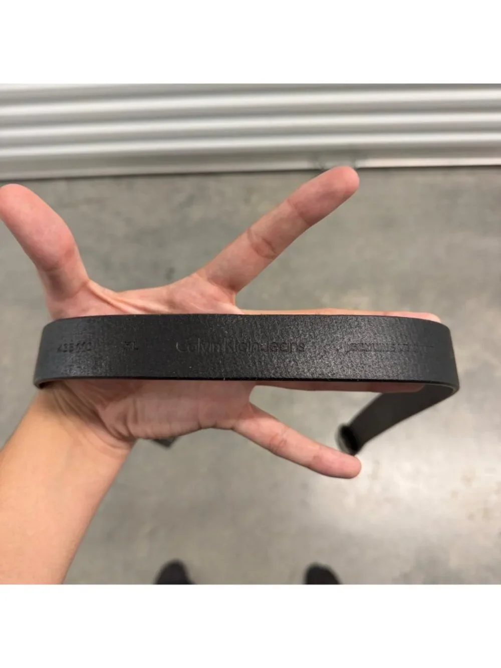Vintage Y2K Calvin Klein Jeans Studded Leather Belt
